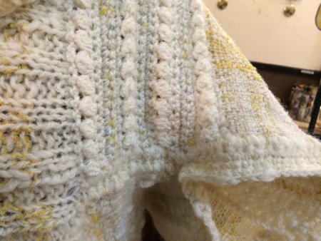 hana*衣　生成り編み、織り